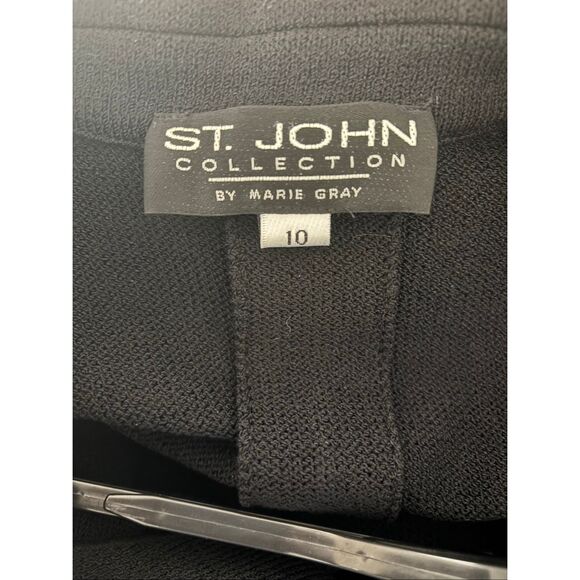 St. John Collection Black Knit Jacket - Picture 5 of 5